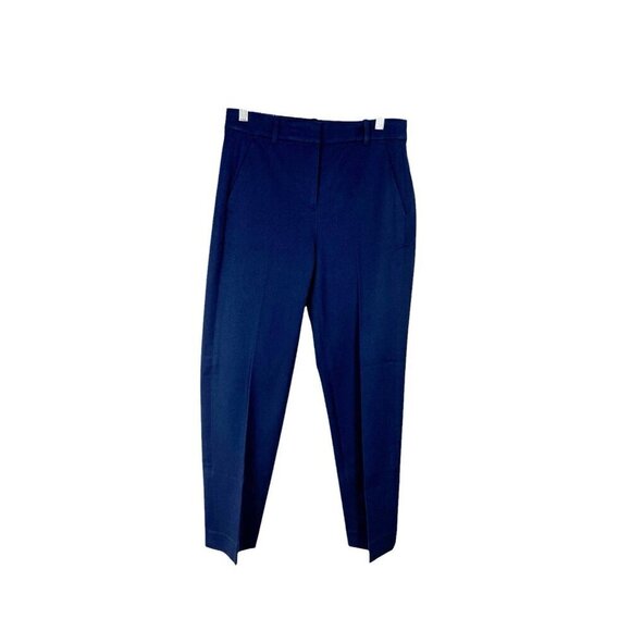 J. Crew Women's 2 Kallie Pants Navy Stretch NWT Tapered Leg - Picture 3 of 12